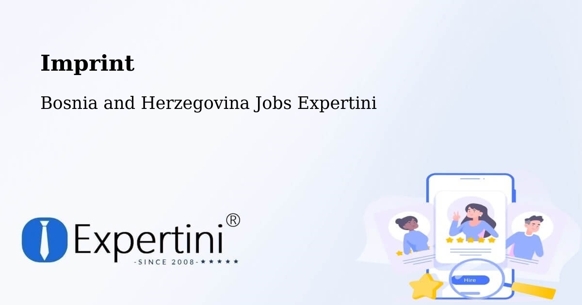 Imprint – Sarajevo - Bosnia and Herzegovina Jobs Expertini
