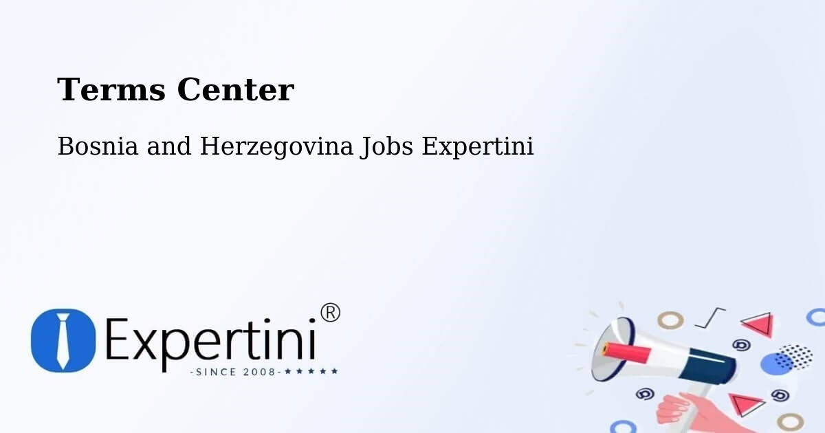 Terms of Service – Sarajevo - Bosnia and Herzegovina Jobs Expertini